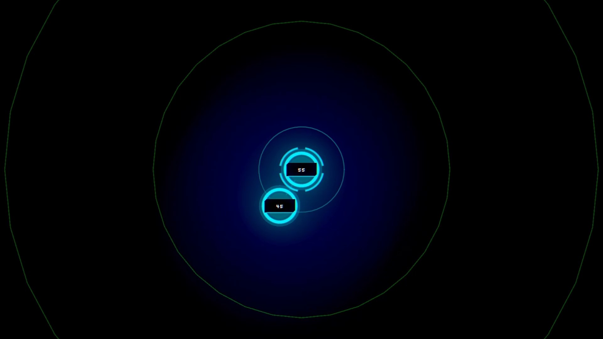 The same cluster just after a divide