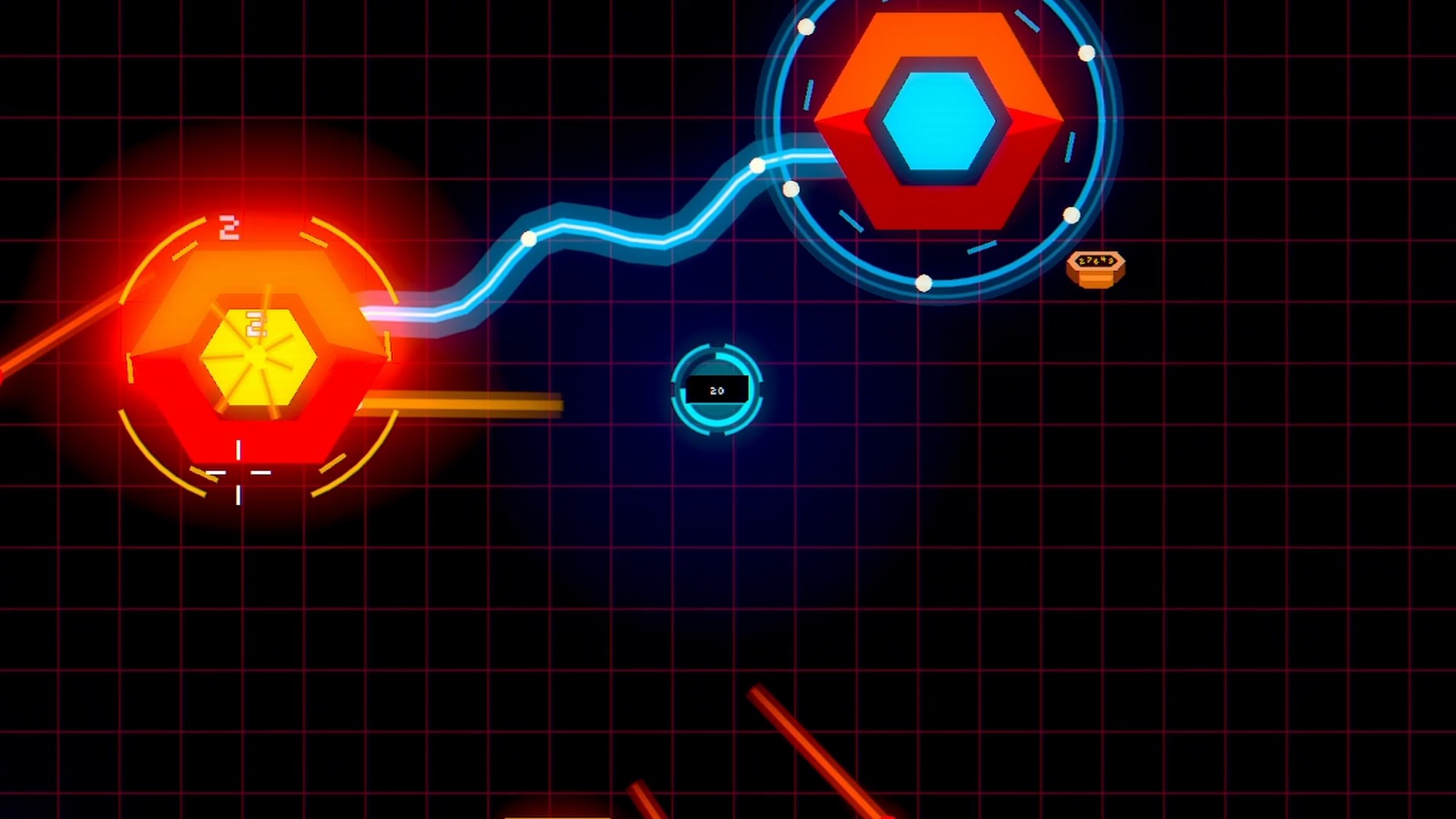 A guardian fight with its mechanic visible