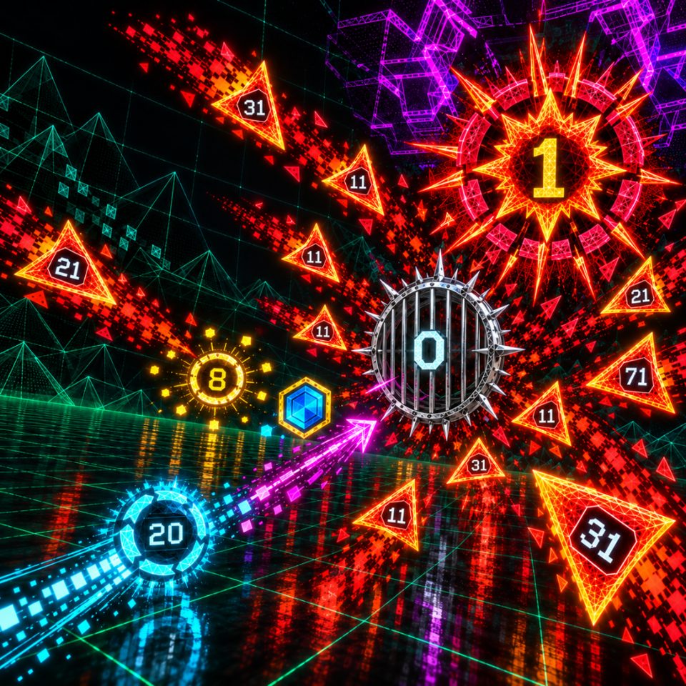 Square key art without text
